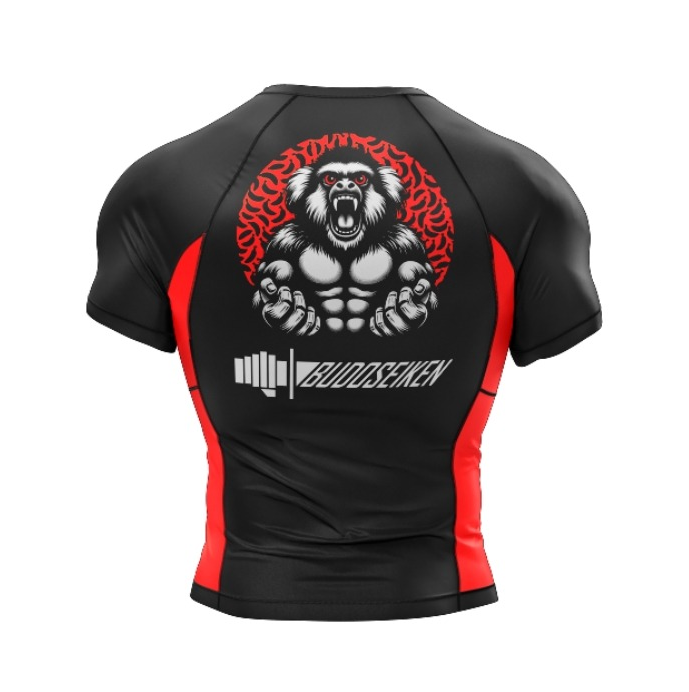 Ranked black rashguard back